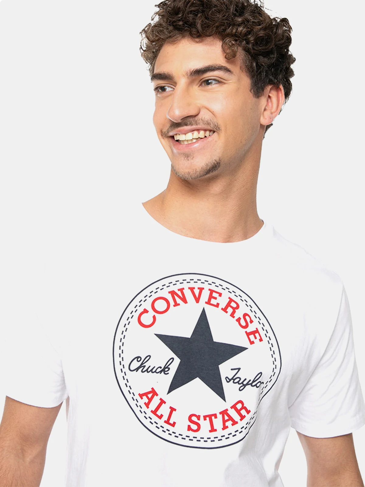 POLERA MANGA CORTA HOMBRE CONVERSE PATCH TEE - 4