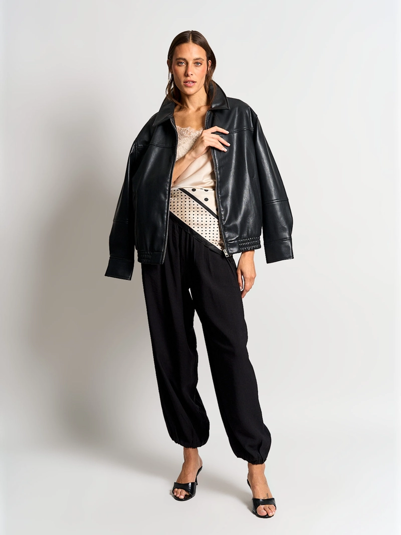 CHAQUETA MUJER MARQUIS EFECTO PIEL - 4