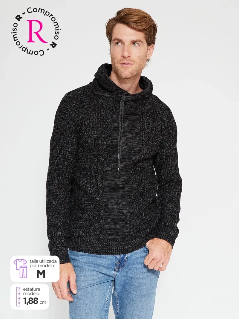 SWEATER HOMBRE BARBADOS CUELLO ALTO - 1