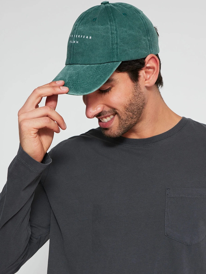 POLERA HOMBRE HALF ALGODÓN MANGA LARGA LAVADA - 3