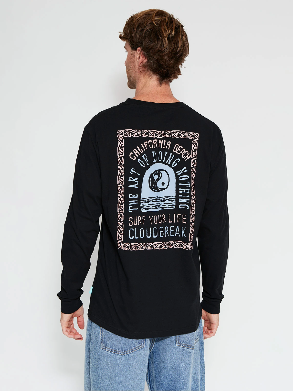 POLERA HOMBRE CLOUDBREAK ALGODÓN MANGA LARGA PRINT - 2