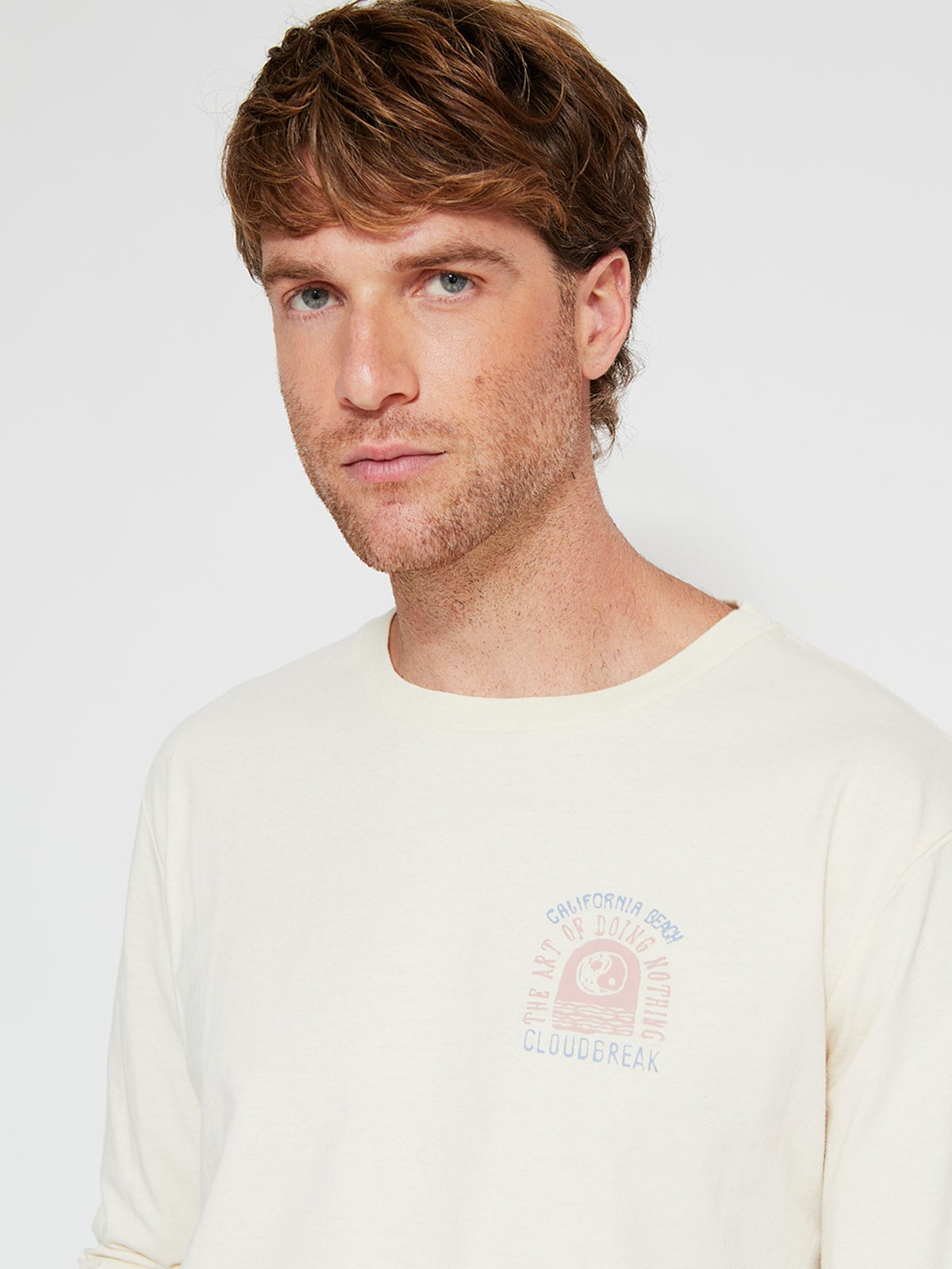 POLERA HOMBRE CLOUDBREAK ALGODÓN MANGA LARGA PRINT - 3
