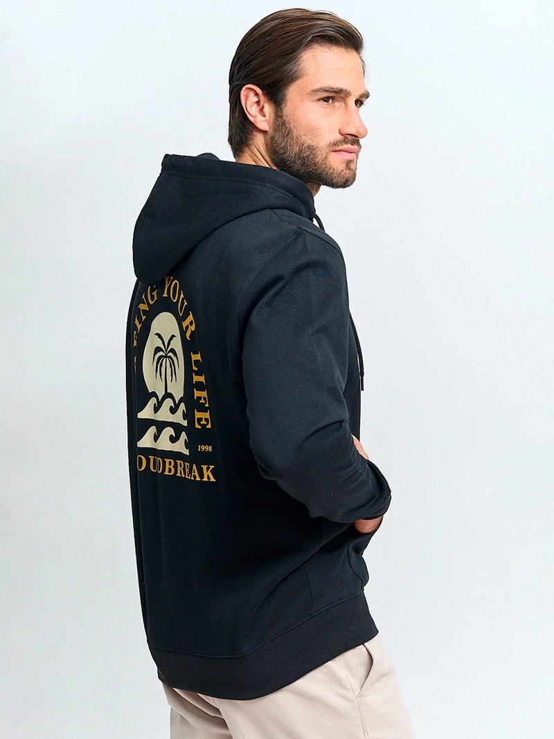 POLERÓN HOMBRE CLOUDBREAK ALGODÓN HOODIE PRINT - 2