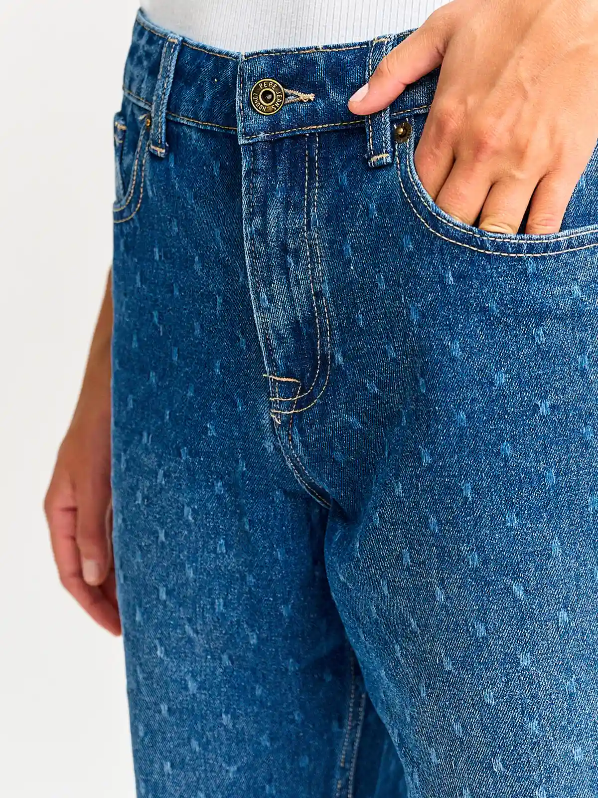 JEANS MUJER PEPE JEANS ALGODÓN SLIM - 4