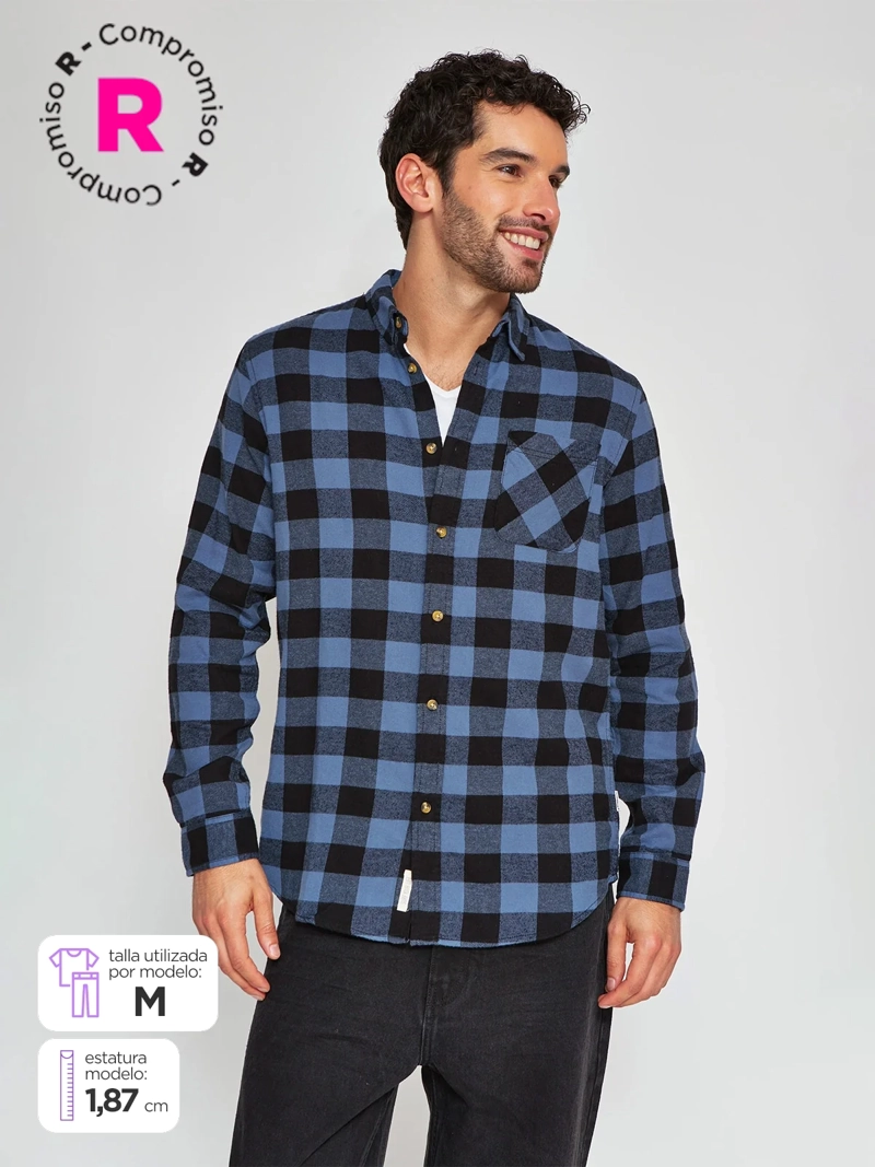 CAMISA HOMBRE CLOUDBREAK ALGODÓN MANGA LARGA TWILL - 1