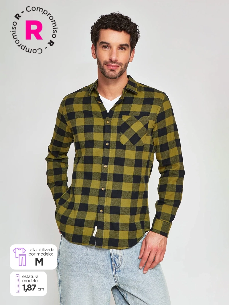 CAMISA HOMBRE CLOUDBREAK ALGODÓN MANGA LARGA TWILL - 1