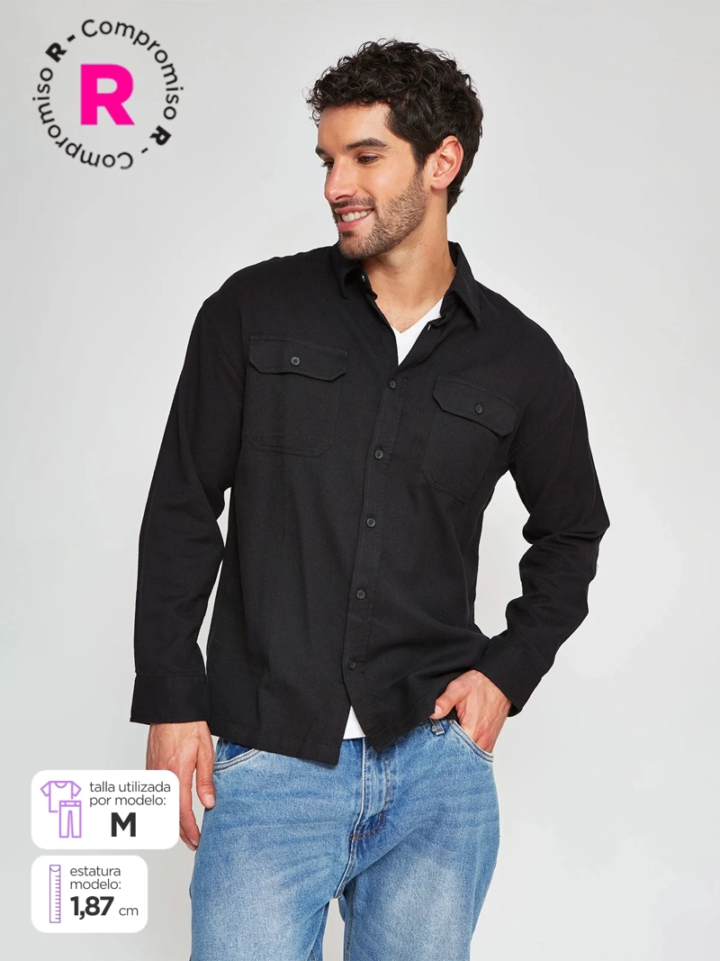 CAMISA HOMBRE CLOUDBREAK ALGODÓN MANGA LARGA
