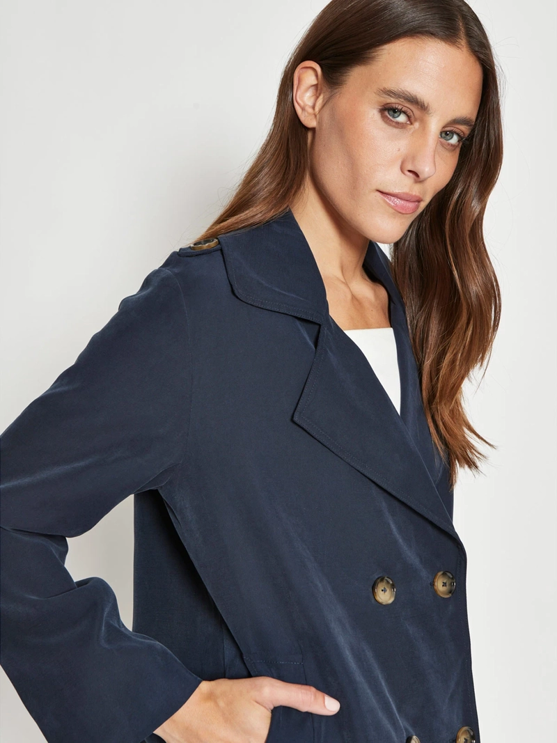 CHAQUETA MUJER CACHAREL TRENCH CORTO - 3