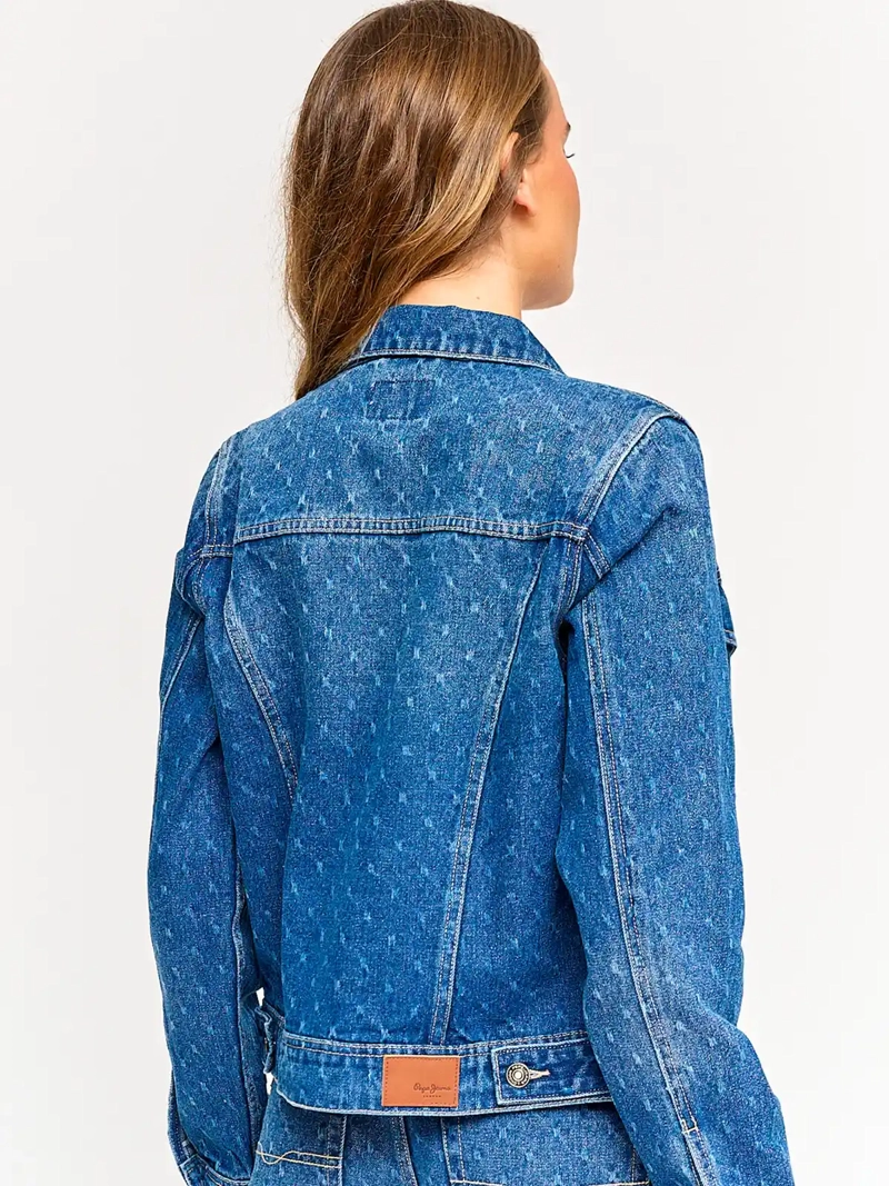 CHAQUETA MUJER PEPE JEANS ALGODÓN SLIM DENIM - 2