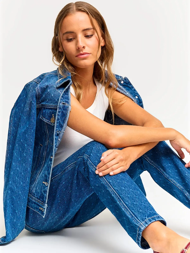 CHAQUETA MUJER PEPE JEANS ALGODÓN SLIM DENIM - 4