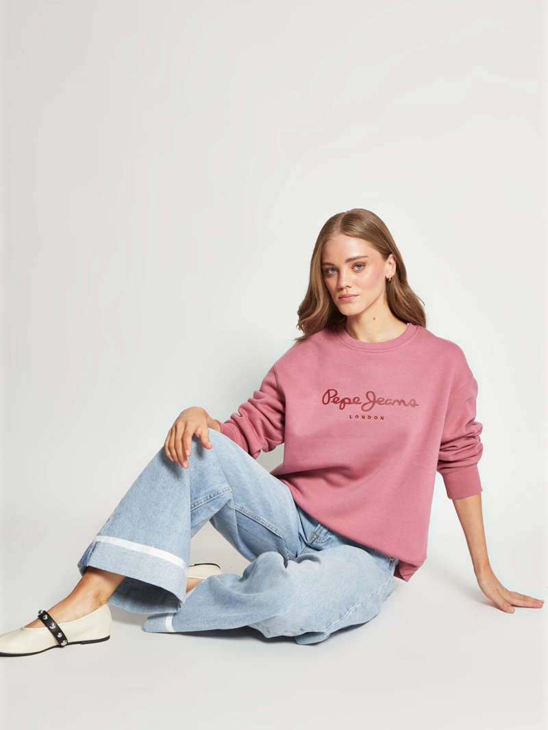 POLERÓN MUJER PEPE JEANS ALGODÓN LOGO - 4
