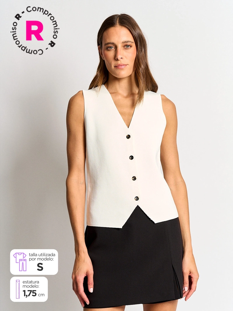 SWEATER MUJER MARQUIS SIN MANGAS - 1