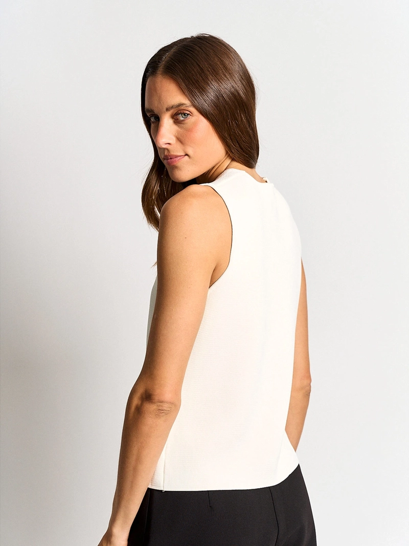 SWEATER MUJER MARQUIS SIN MANGAS - 2