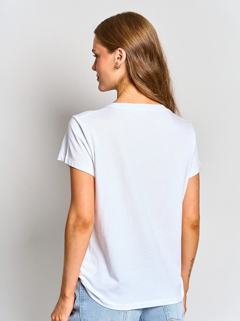 POLERA MUJER PEPE JEANS ALGODÓN BRODERIE - 2