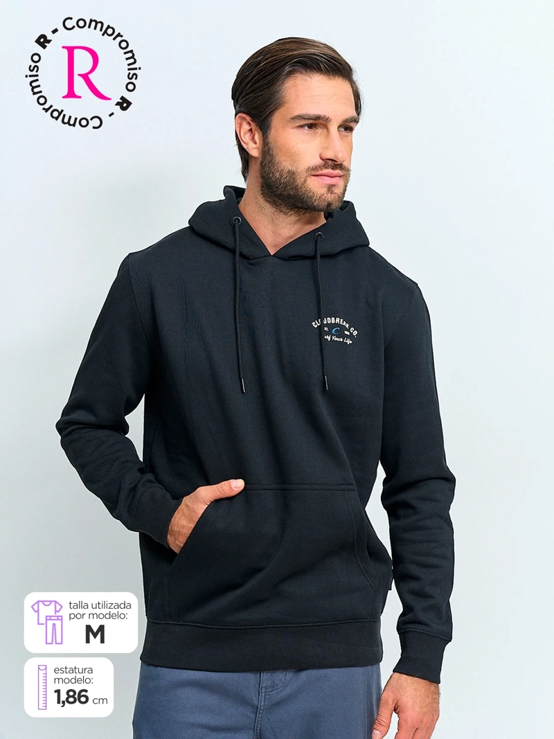 POLERÓN HOMBRE CLOUDBREAK ALGODÓN HOODIE PRINT - 1