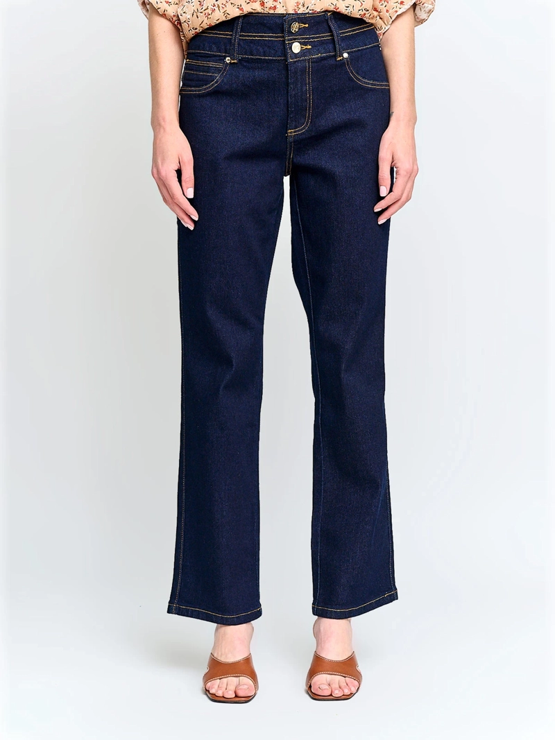 JEANS MUJER CACHAREL ALGODÓN RECTO PUSH UP - 2