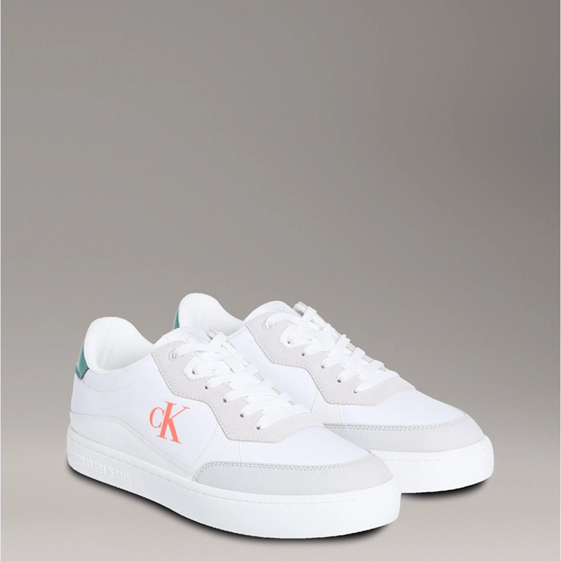 ZAPATILLAS HOMBRE CALVIN KLEIN CASUALES BLANCO YM0YM0130402U  - 2