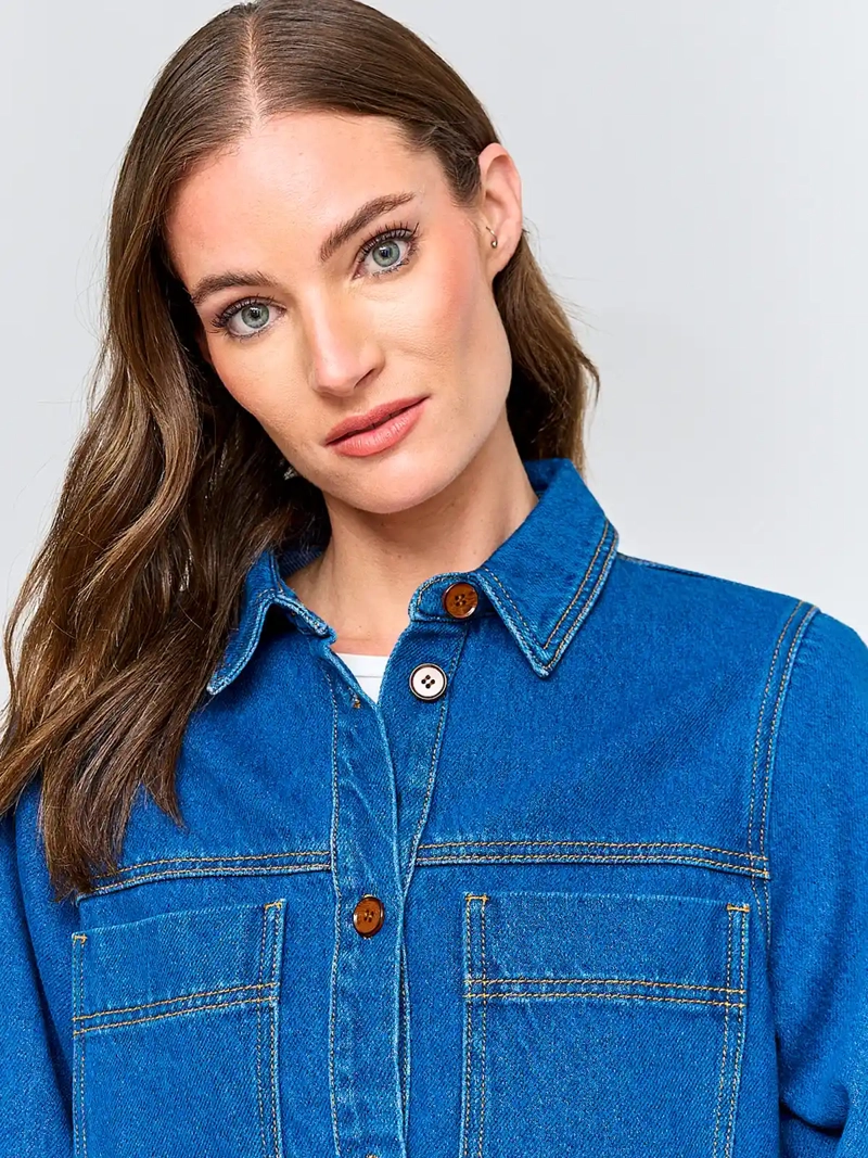CHAQUETA MUJER REGATTA DENIM CORTA - 3