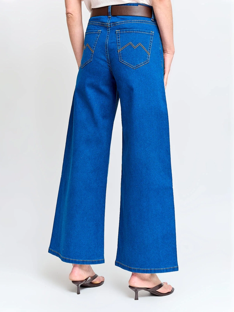 JEANS MUJER REGATTA ALGODÓN WIDE LEG - 3