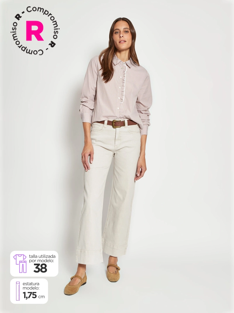 PANTALÓN MUJER REGATTA ALGODÓN GABARDINA - 1
