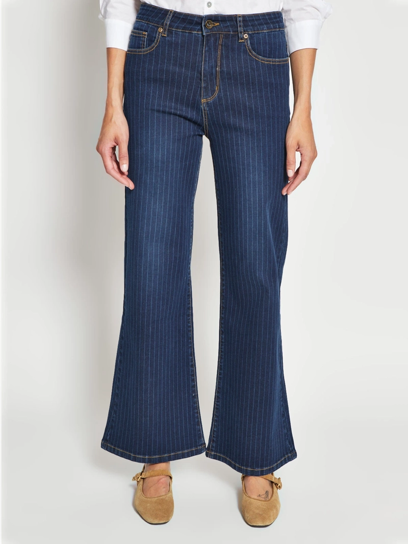 JEANS MUJER REGATTA ALGODÓN WIDELEG - 2