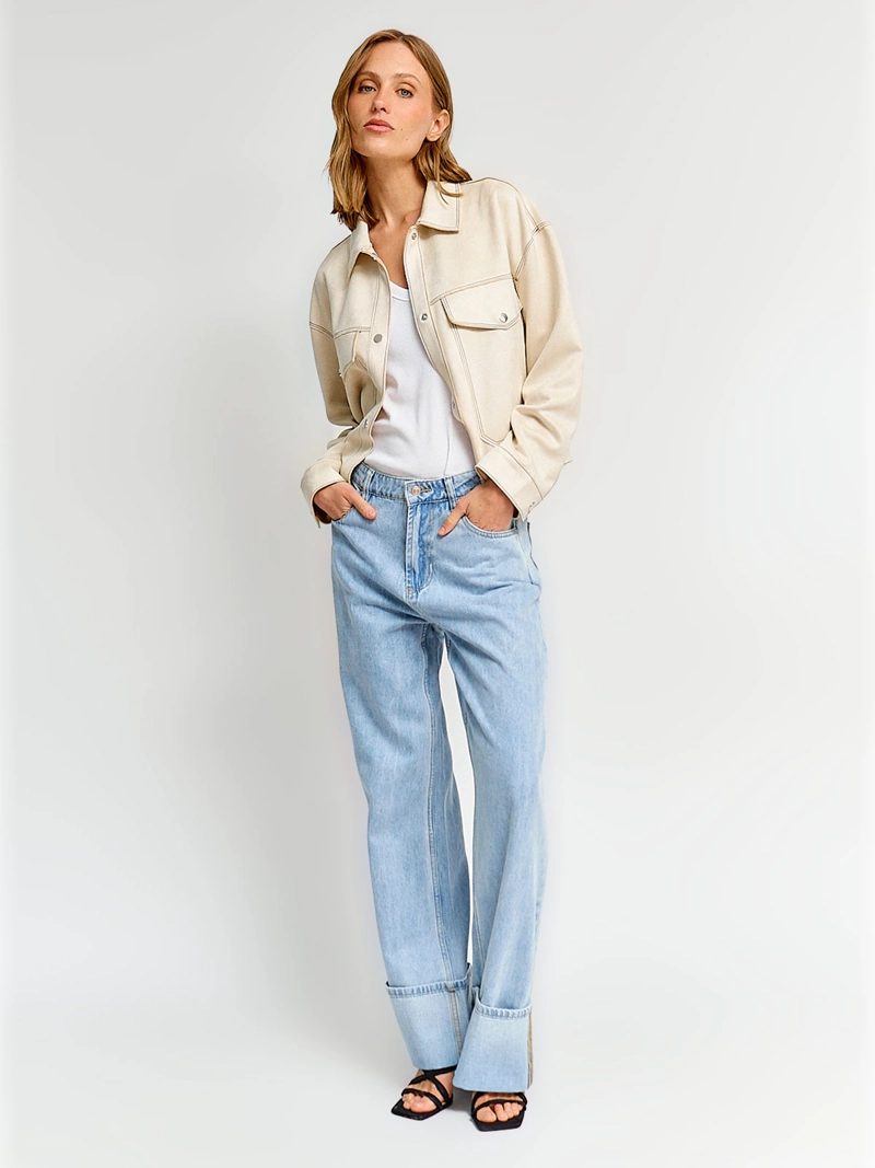 CHAQUETA MUJER MARQUIS EFECTO PIEL - 4
