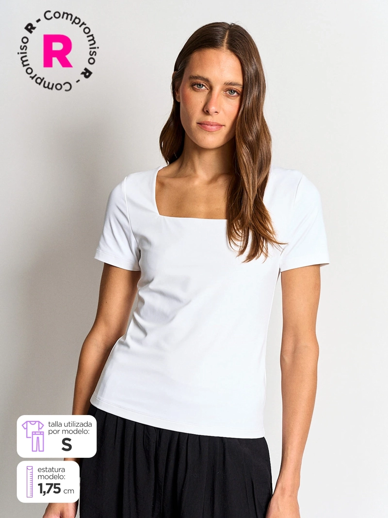 POLERA MUJER MARQUIS MANGA CORTA