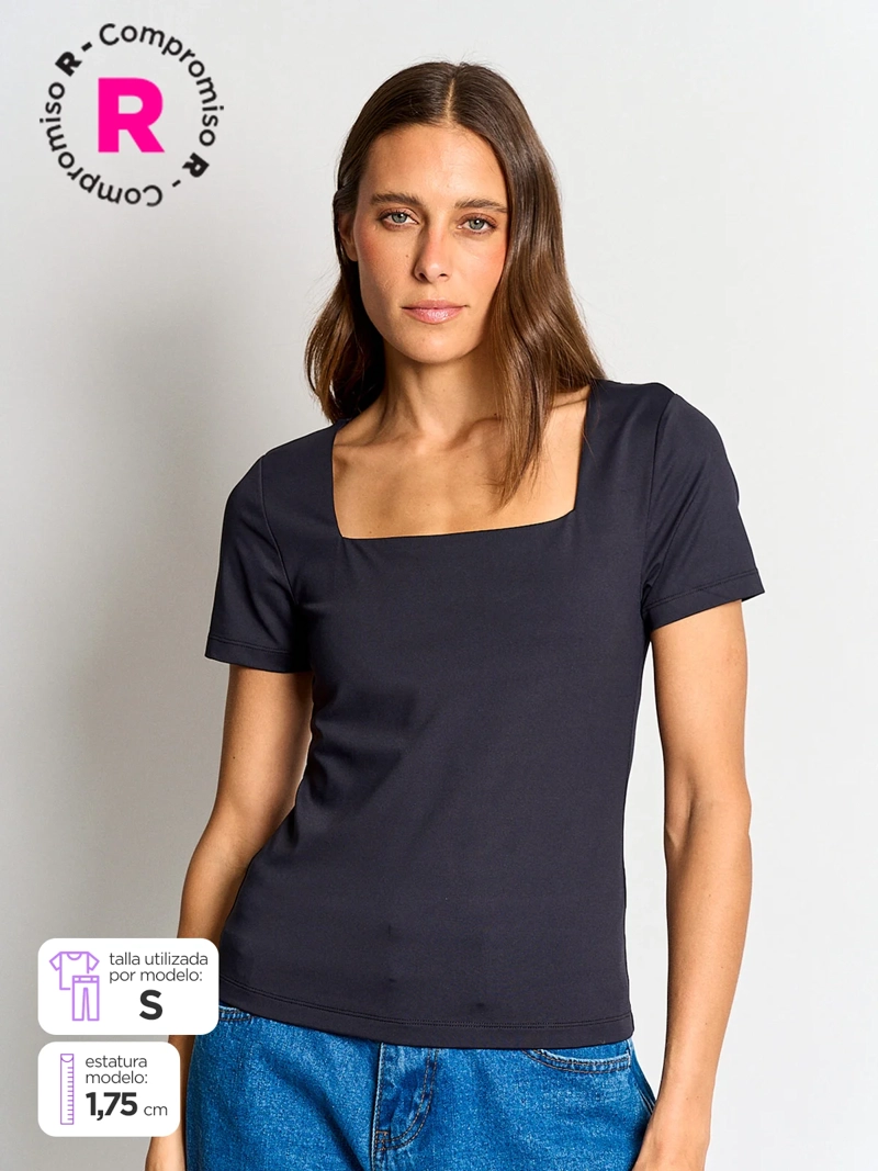POLERA MUJER MARQUIS MANGA CORTA - 1