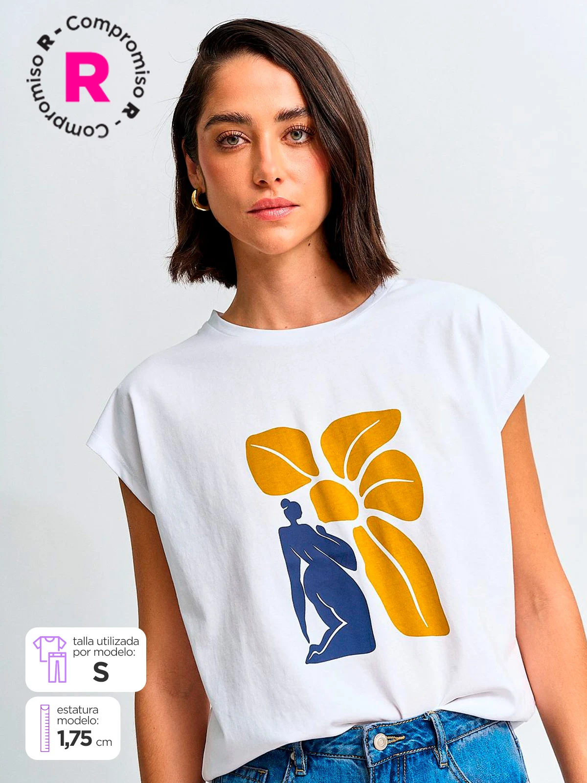POLERA MUJER MARQUIS ALGODÓN GRÁFICA