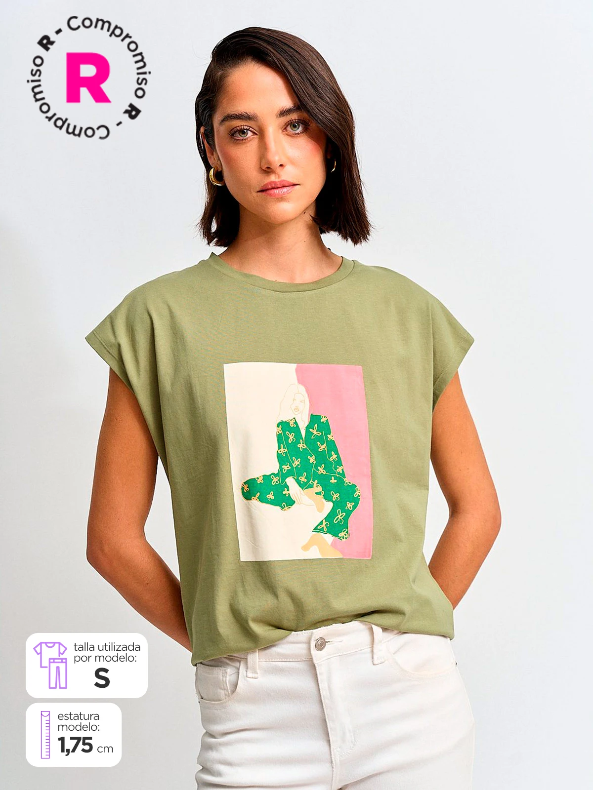 POLERA MUJER MARQUIS ALGODÓN GRÁFICA - 1