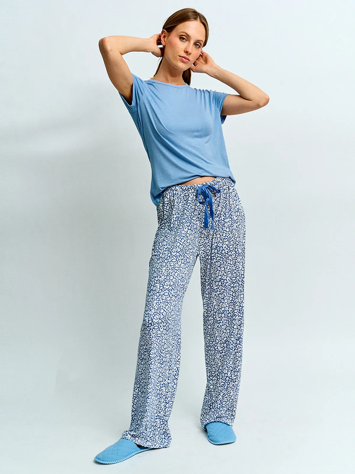 TOP PIJAMA MUJER MARQUIS MANGA CORTA - 4