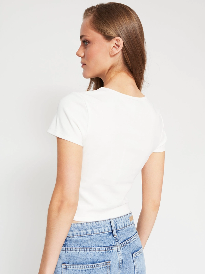 POLERA MUJER INDEX ALGODÓN MANGA CORTA ANIMAL PRINT - 2