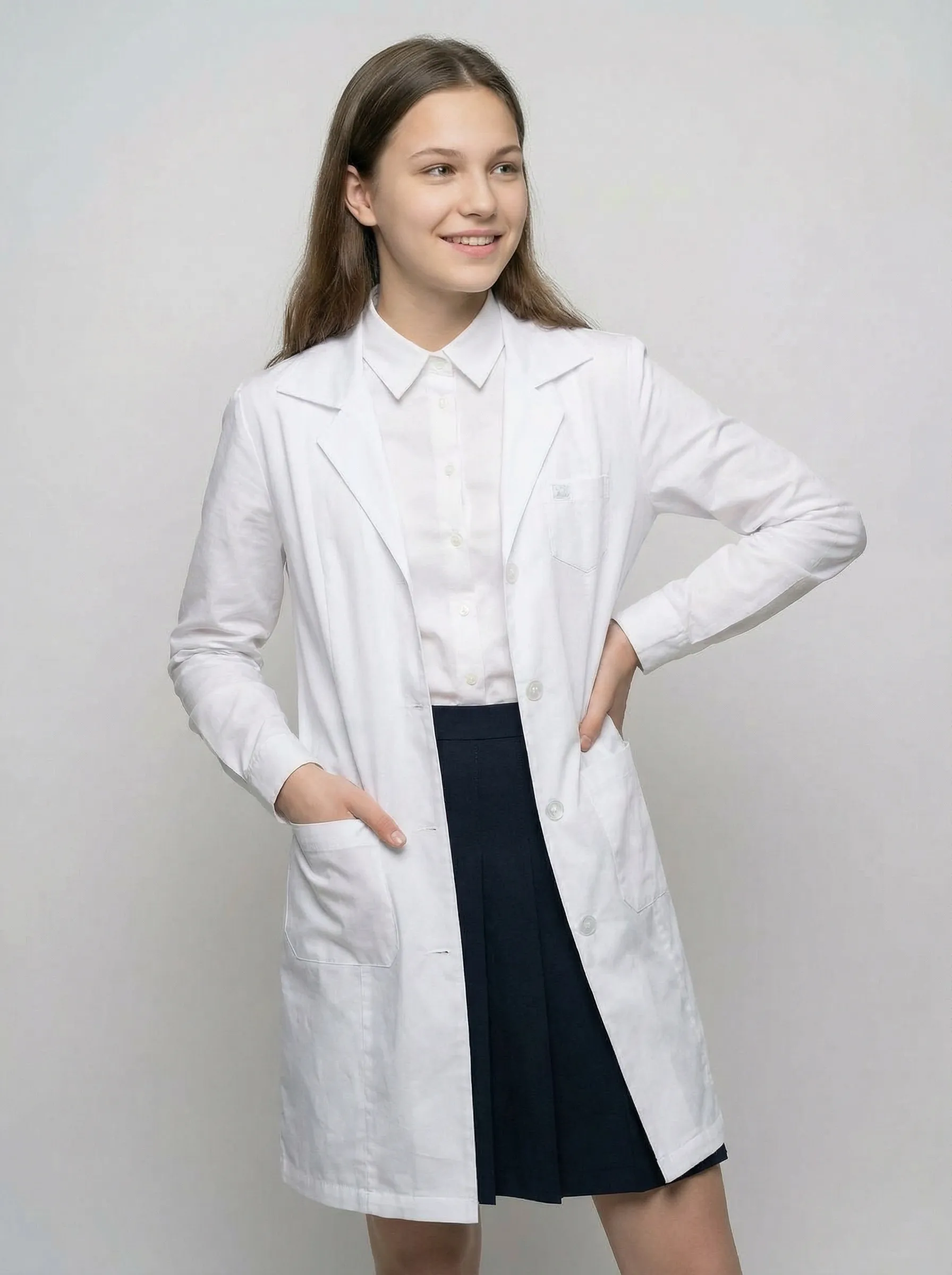 DELANTAL TEST BLANCO - 1