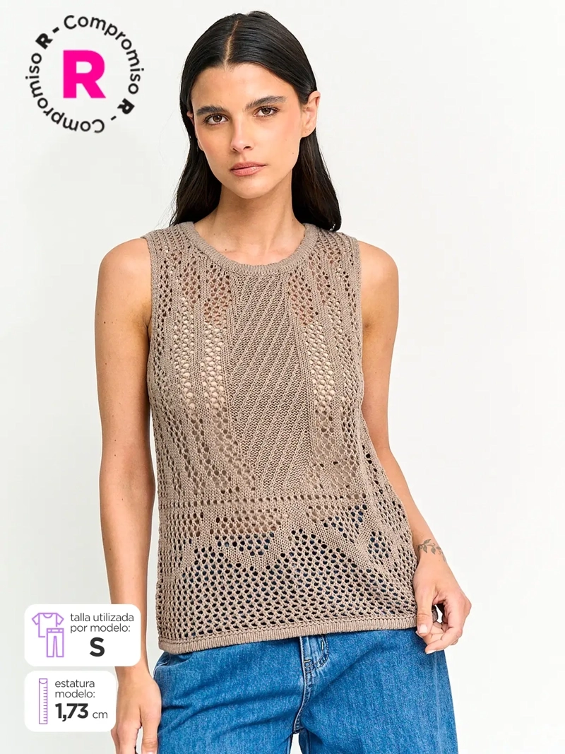 SWEATER MUJER MARQUIS TEJIDO - 1