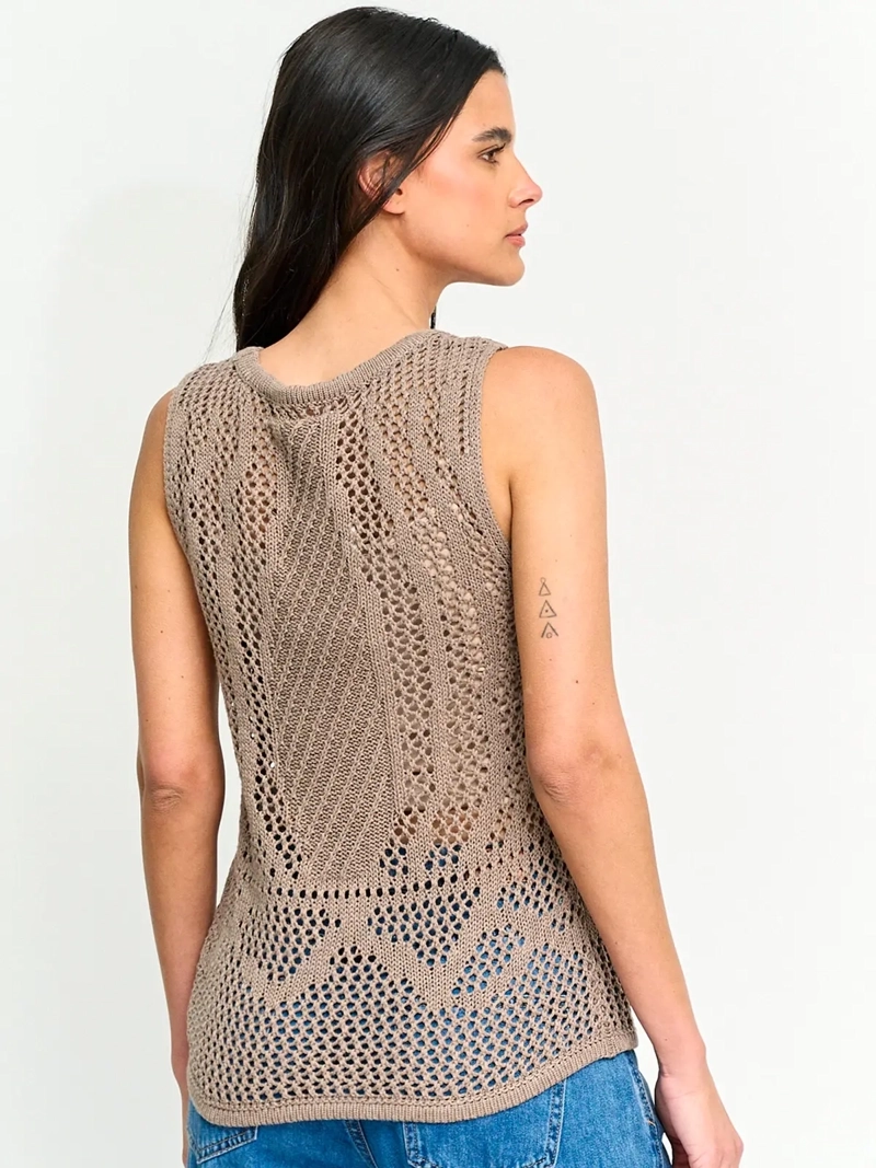 SWEATER MUJER MARQUIS TEJIDO - 2
