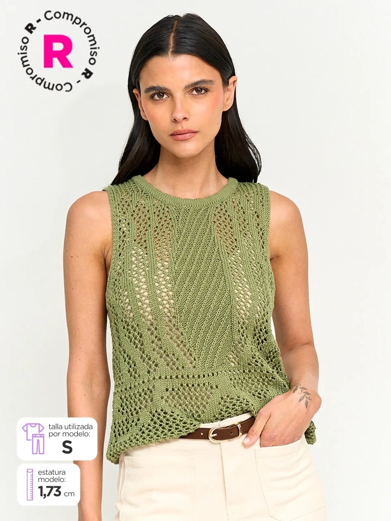 SWEATER MUJER MARQUIS TEJIDO - 1
