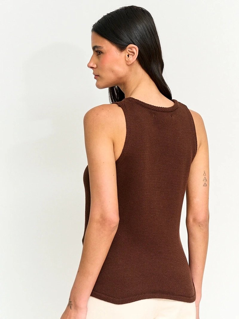 SWEATER MUJER MARQUIS SIN MANGAS - 2