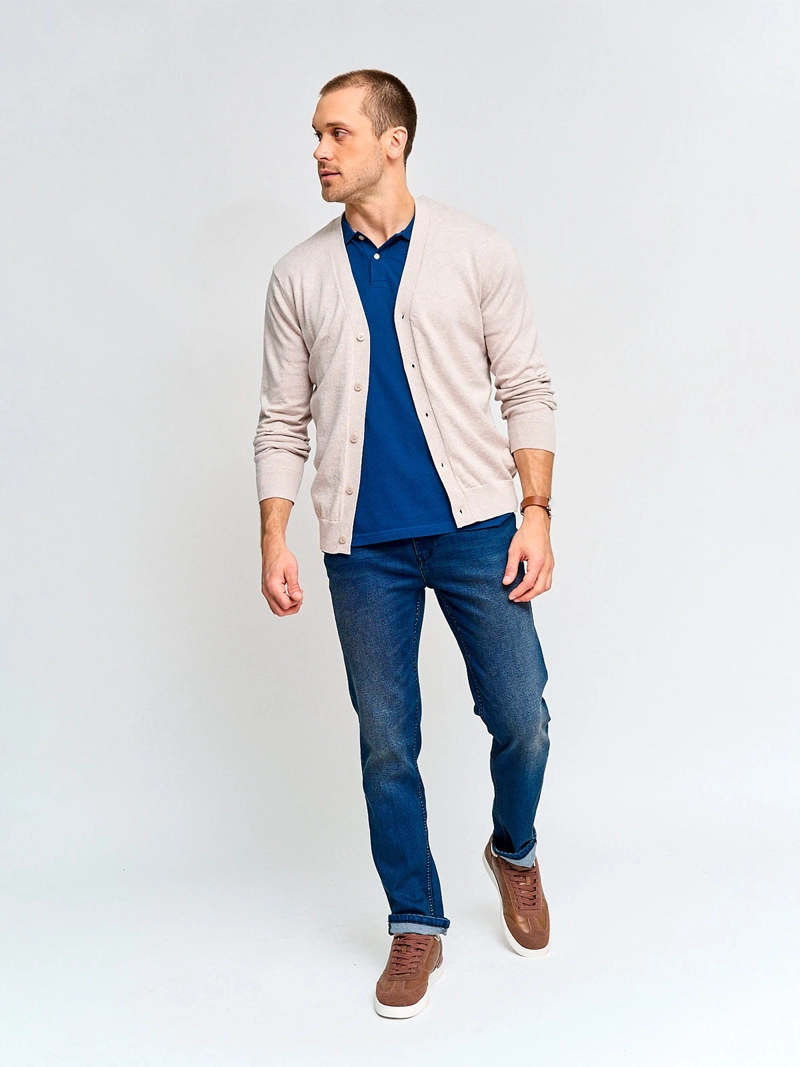 CARDIGAN HOMBRE CACHAREL ALGODÓN  - 4