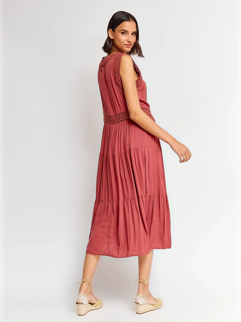 VESTIDO MUJER TATIENNE MIDI MACRAMÉ - 3