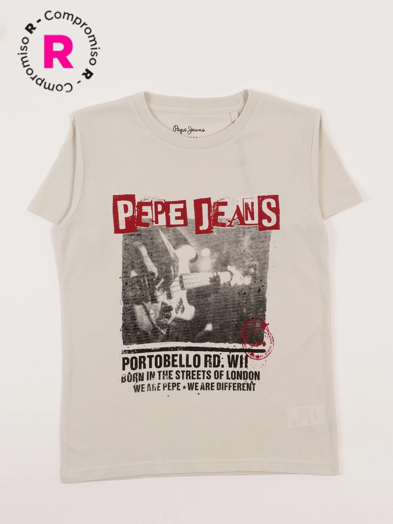 POLERA MANGA CORTA NIÑO PEPE JEANS TIRELL