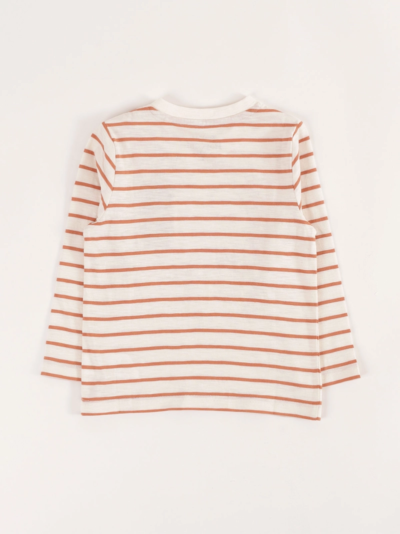 POLERA MANGA LARGA ALGODÓN NIÑO BABY HARVEST LÍNEAS - 2