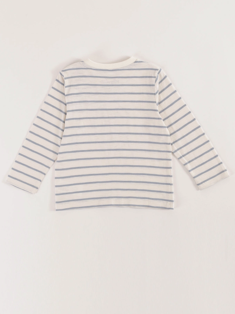 POLERA MANGA LARGA ALGODÓN NIÑO BABY HARVEST LÍNEAS - 2