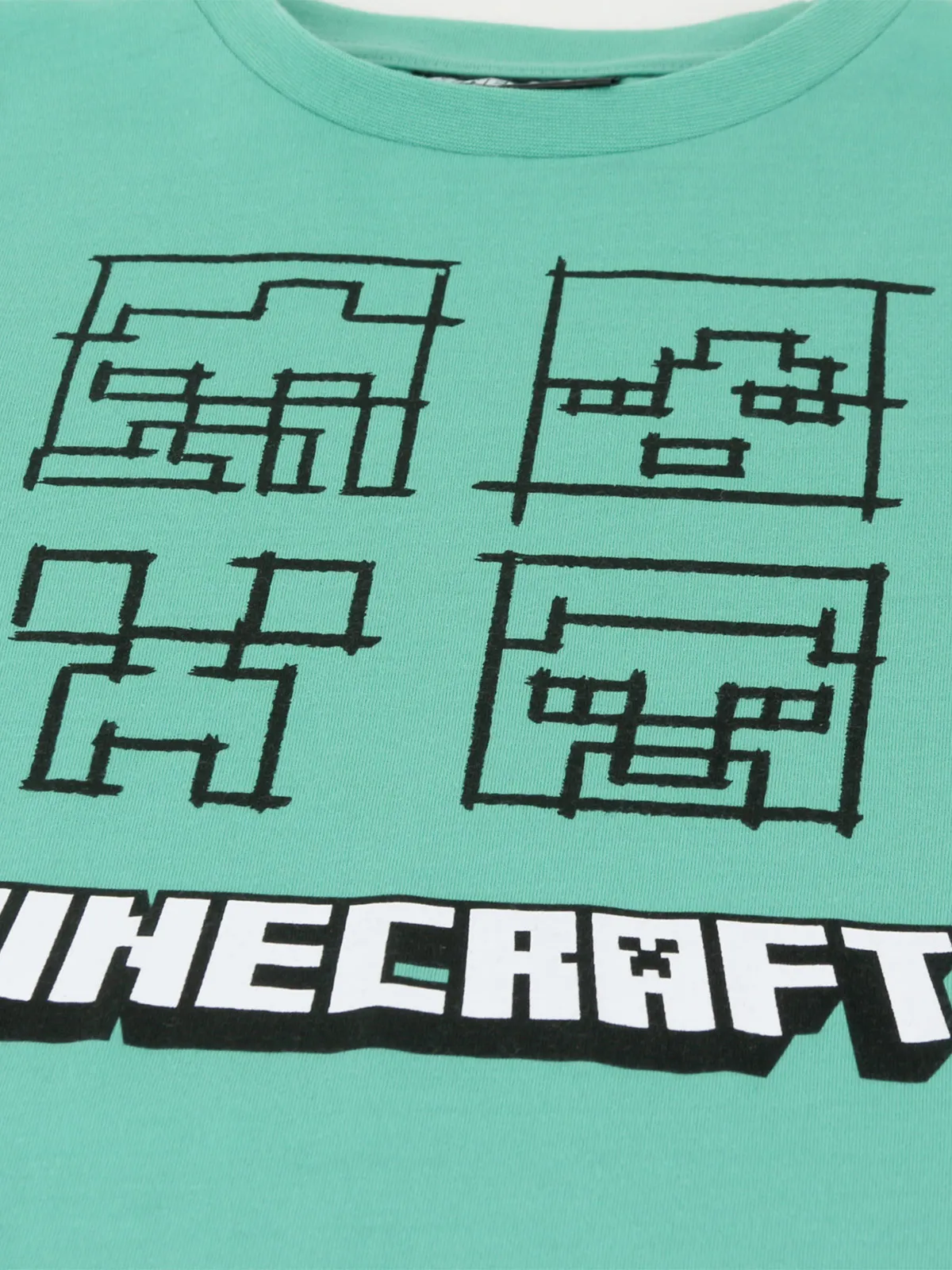 POLERA NIÑO MINECRAFT MANGA LARGA - 3