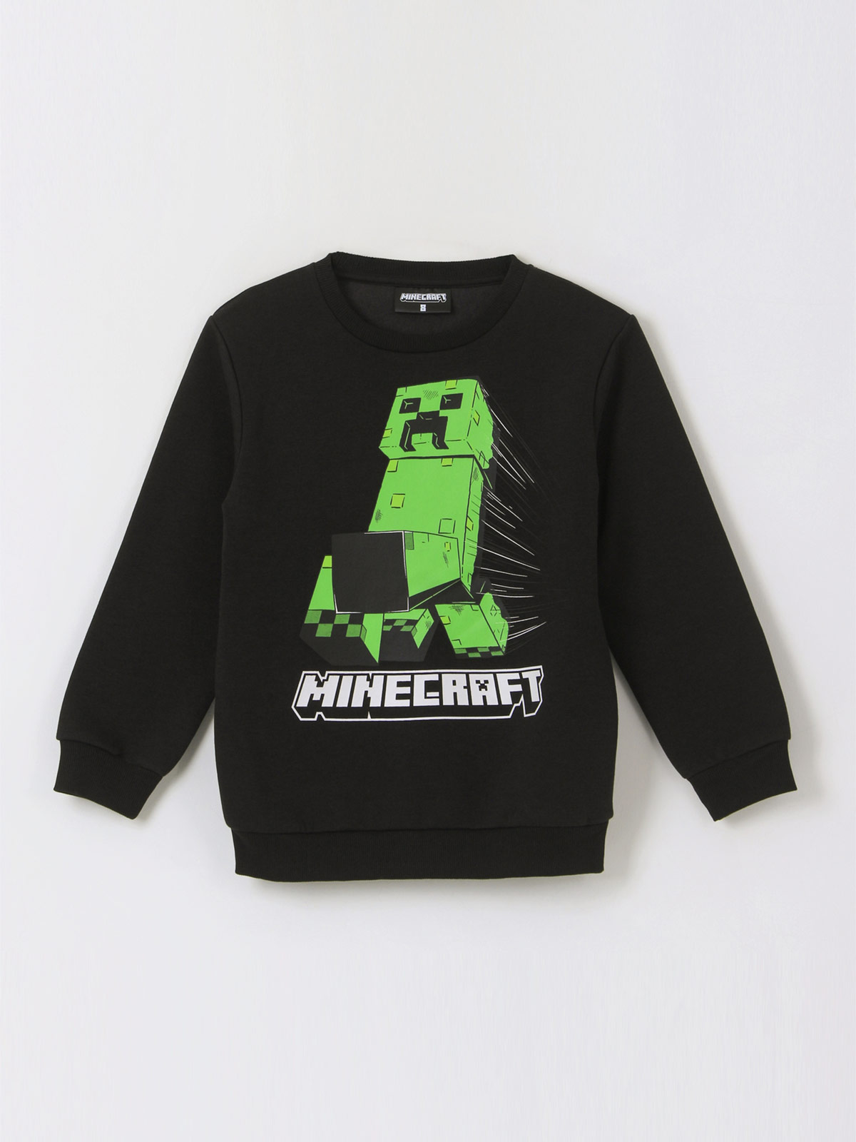 POLERON NIÑO MINECRAFT MANGA LARGA - 1