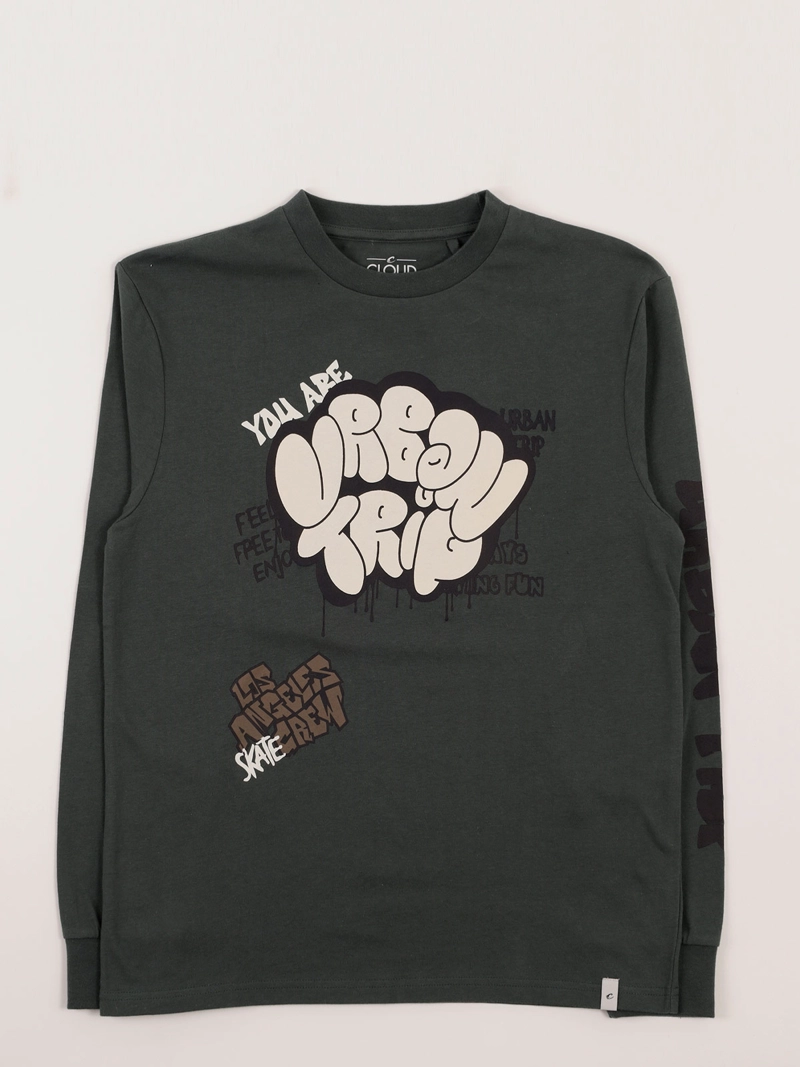 POLERA MANGA LARGA ALGODÓN NIÑO CLOUDBREAK ESTAMPADA I26