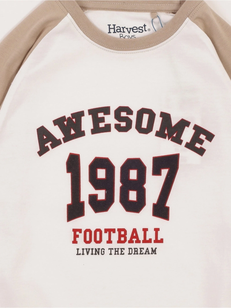 POLERA MANGA LARGA ALGODÓN NIÑO HARVEST FOOTBALL - 3