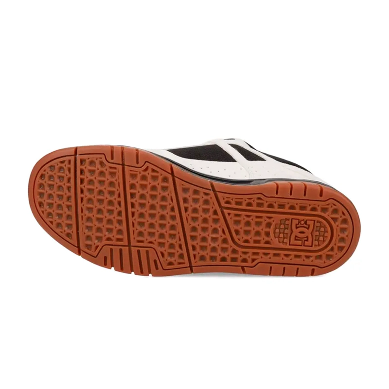 ZAPATILLAS HOMBRE DC SHOES URBANO BLANCO STAG CUERO - 3