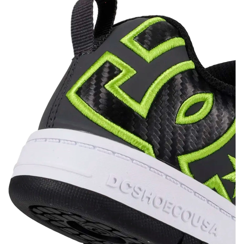 ZAPATILLAS NIÑO DC SHOES URBANO GRIS COURT GRAFFIK CUERO - 6