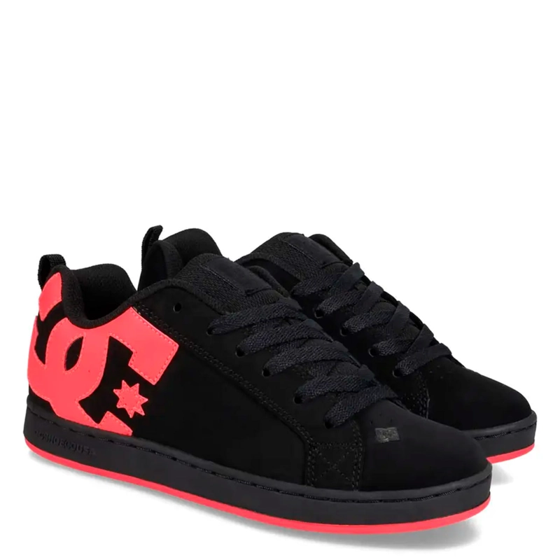 ZAPATILLAS MUJER DC SHOES URBANO NEGRO COURT GRAFFIK CUERO - 2