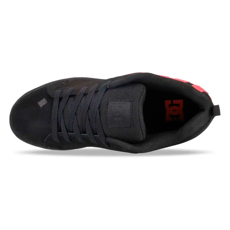 ZAPATILLAS MUJER DC SHOES URBANO NEGRO COURT GRAFFIK CUERO - 4